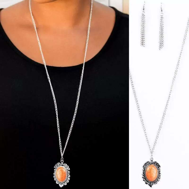 Hail to the Chic Orange Stone Set