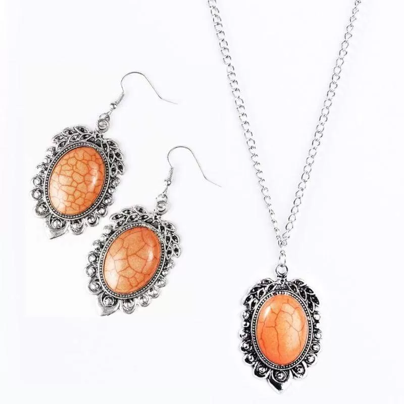 Hail to the Chic Orange Stone Set