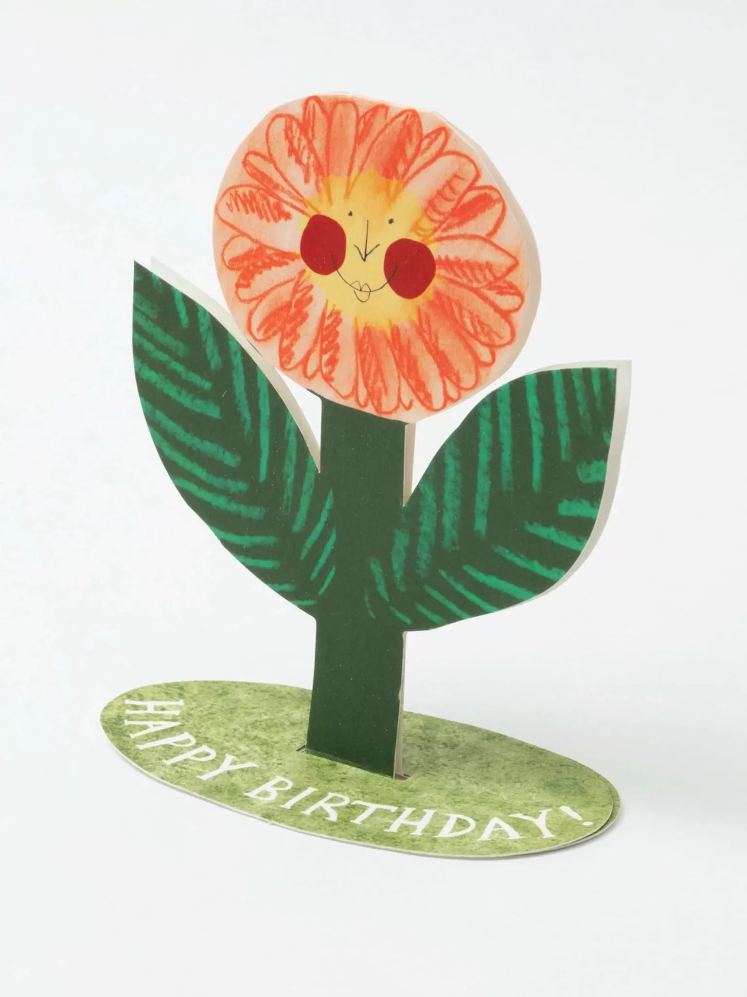 Happy Birthday Flower Stand-Up Card