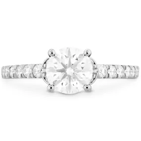 Hearts On Fire Cali Chic Double Petal Diamond Engagement Ring