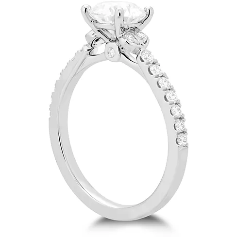 Hearts On Fire Cali Chic Double Petal Diamond Engagement Ring