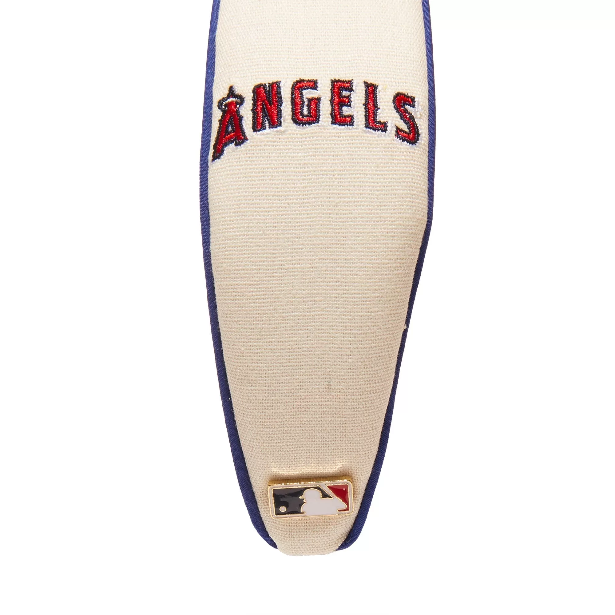 IVORY LOS ANGELES ANGELS EMBROIDERED KNOTTED HEADBAND