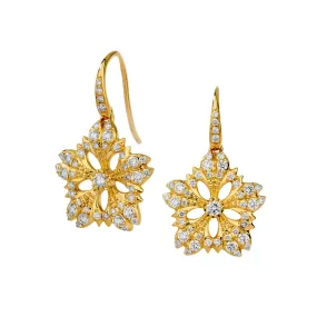 Jardin Five Petal Flower Earrings