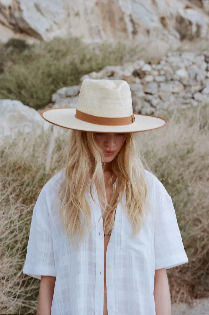 Jo Straw Rancher Hat Limited - Natural