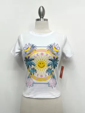 Jr Cotton Top- Sunny Palm