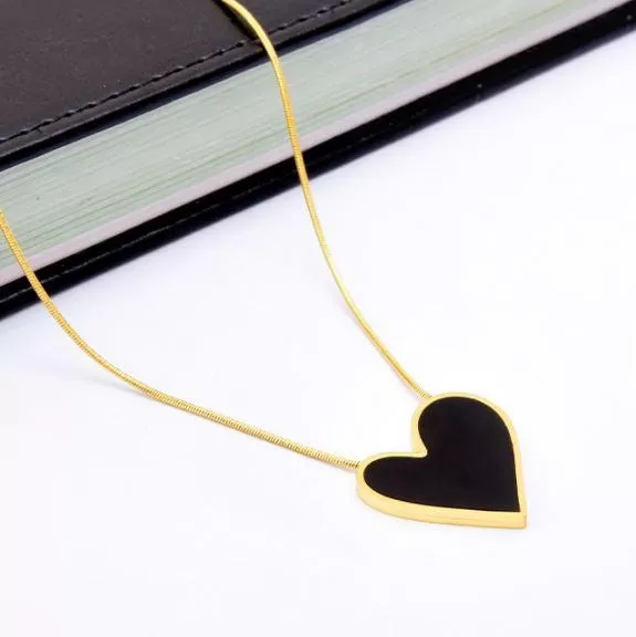 Juliet Enamel Heart Necklace