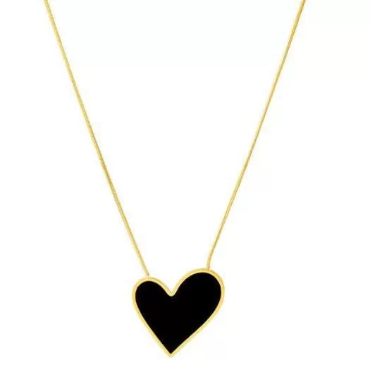 Juliet Enamel Heart Necklace