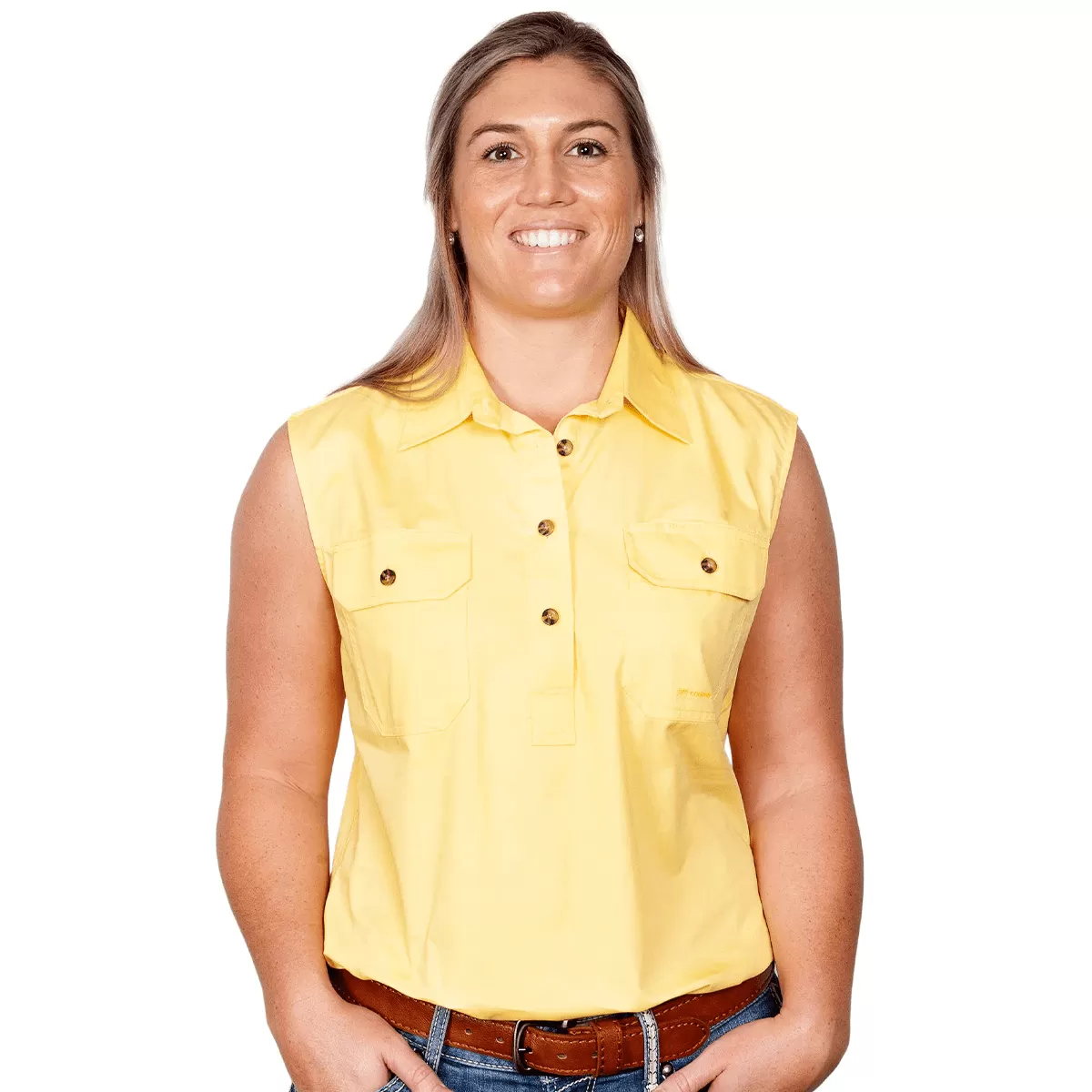 Just Country Workshirt Womens Kerry Sleeveless