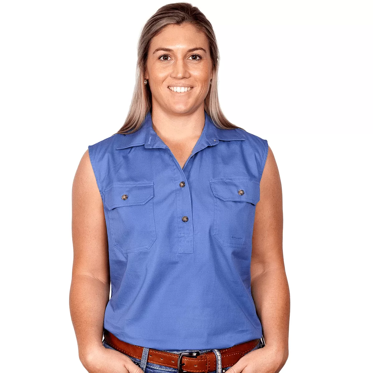 Just Country Workshirt Womens Kerry Sleeveless