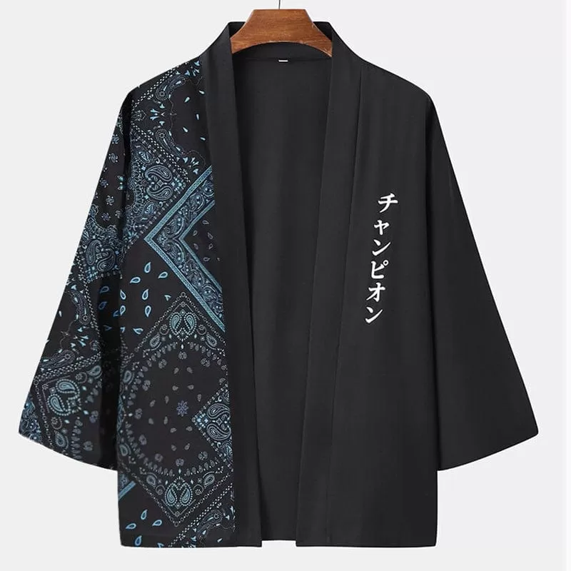 Kanji Paisley Kimono