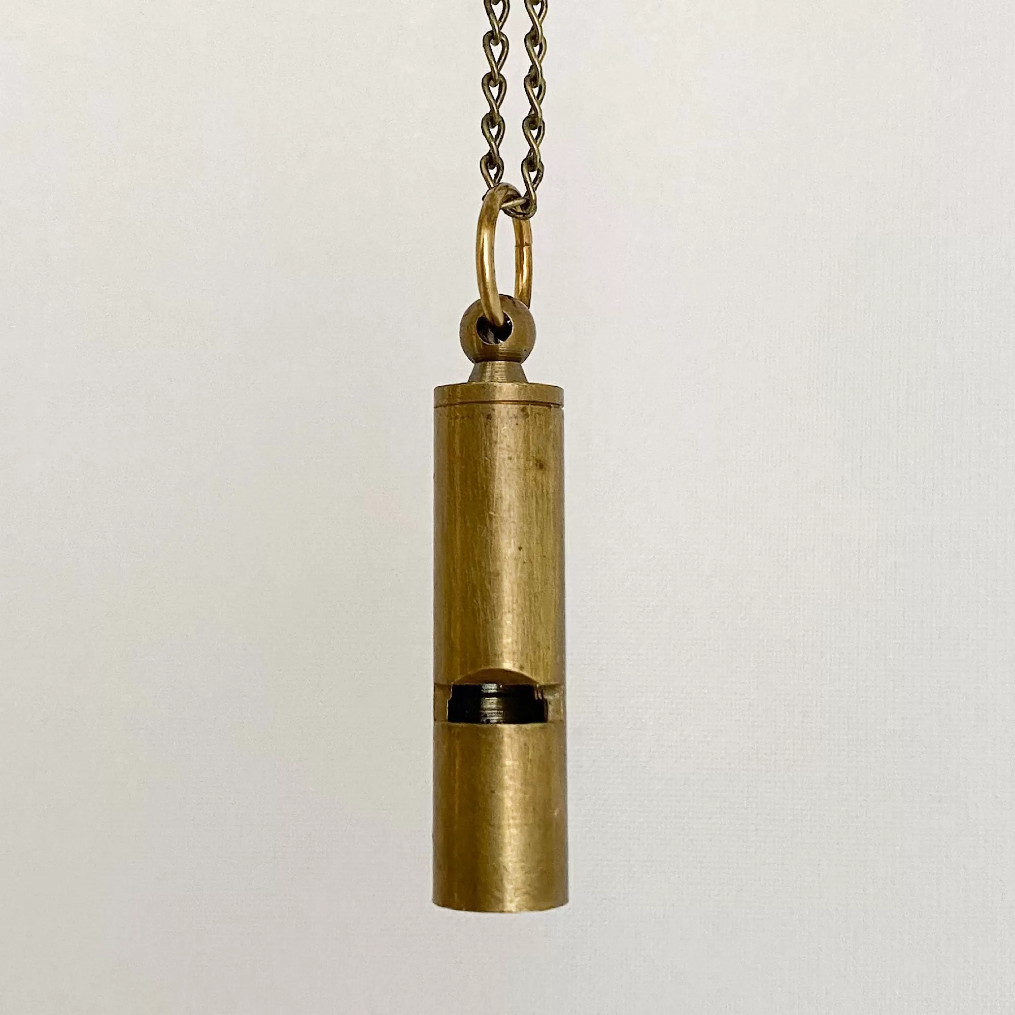 KELICIA brass whistle necklace