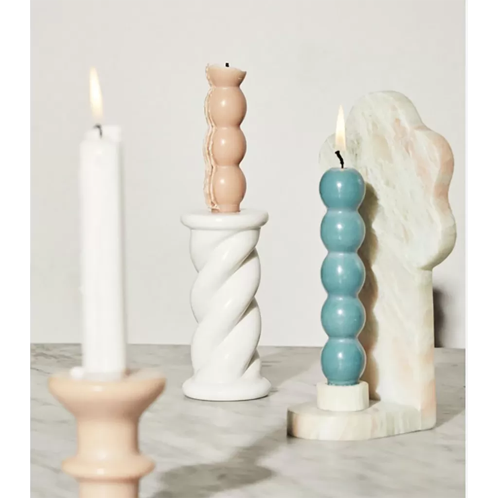 Maison Balzac Cordelette Marble Candle Holder