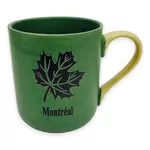 Maple Leaf Montreal Marble look  18oz Canadian Mug.