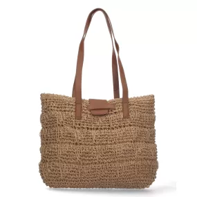 MEGAN CAMEL - Bolso de rafia