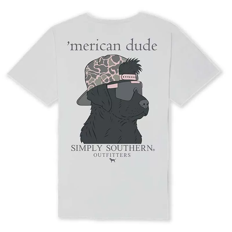 Men's Camo Merican Dude Short Sleeve T-Shirt