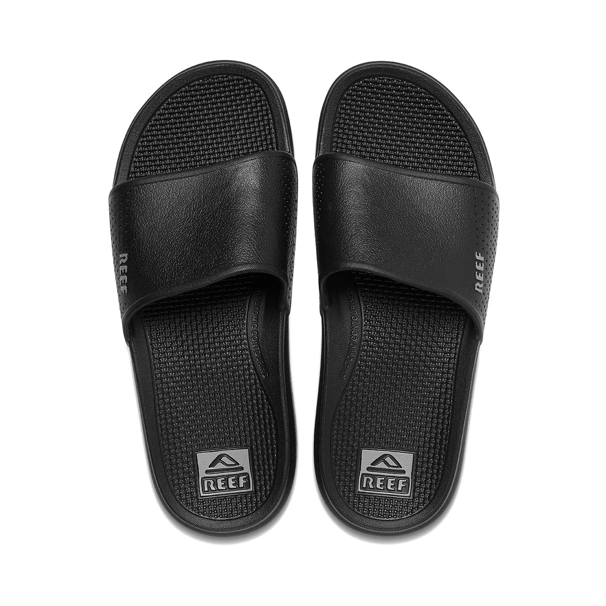 Mens Oasis Slide-Black