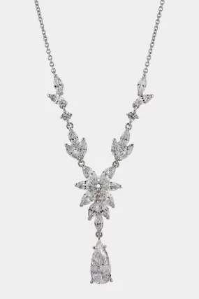 MIDSOMMER MARQUISE FLOWER Y NECKLACE