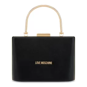 Mini Bag a Mano LOVE MOSCHINO linea Metal Handle colore Nero