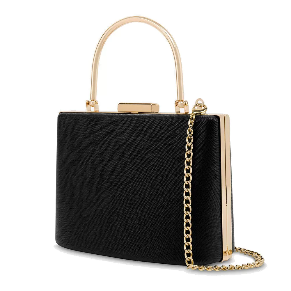 Mini Bag a Mano LOVE MOSCHINO linea Metal Handle colore Nero