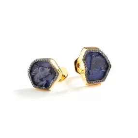 Mogul Blue Sapphire Horse Cufflinks