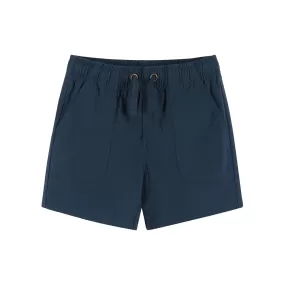 Navy Ripstop Drawstring Shorts