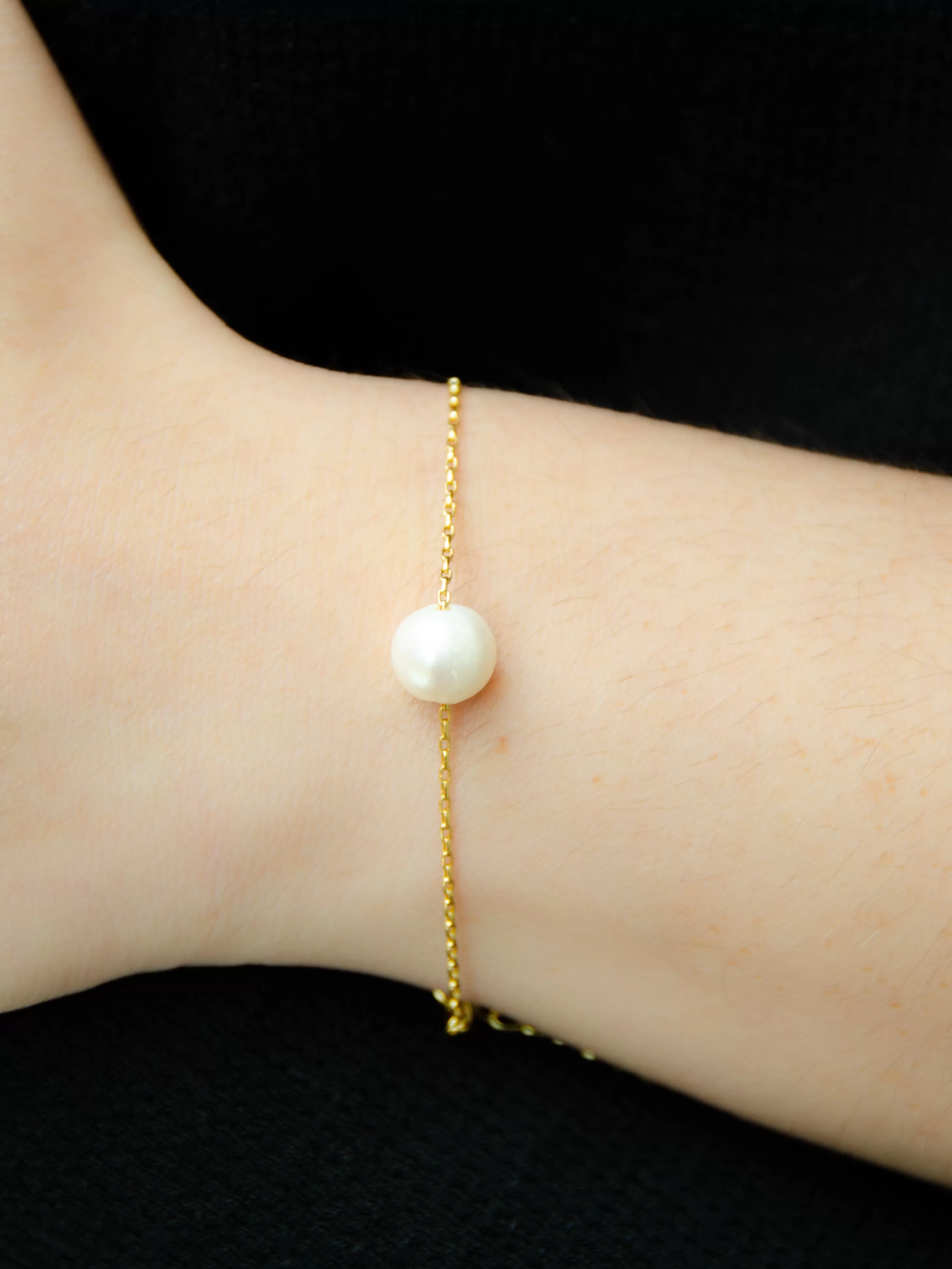 Nordic Merry Christmas Reindeer Pearl Bracelet