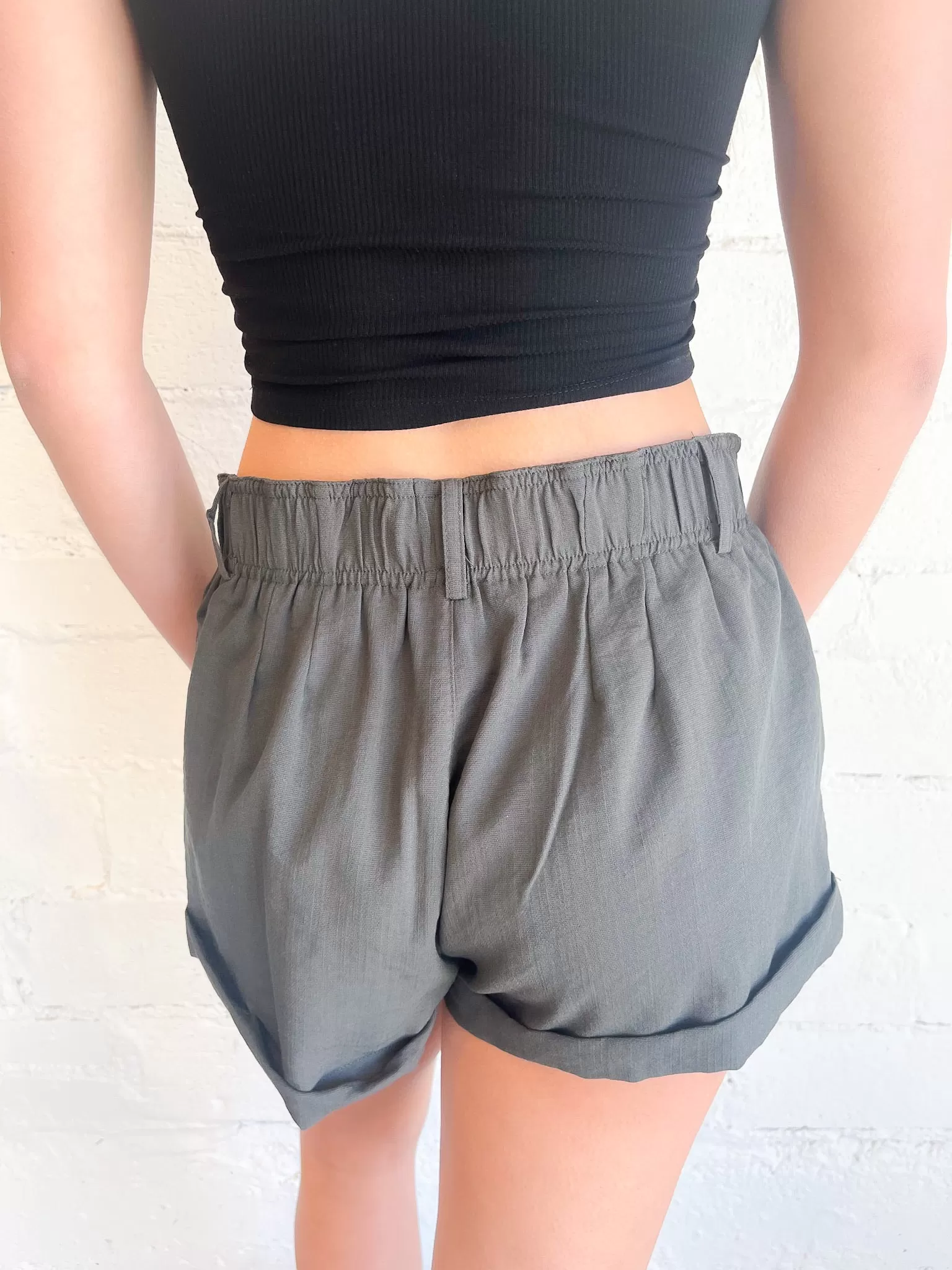 Out About Town Drawstring Shorts