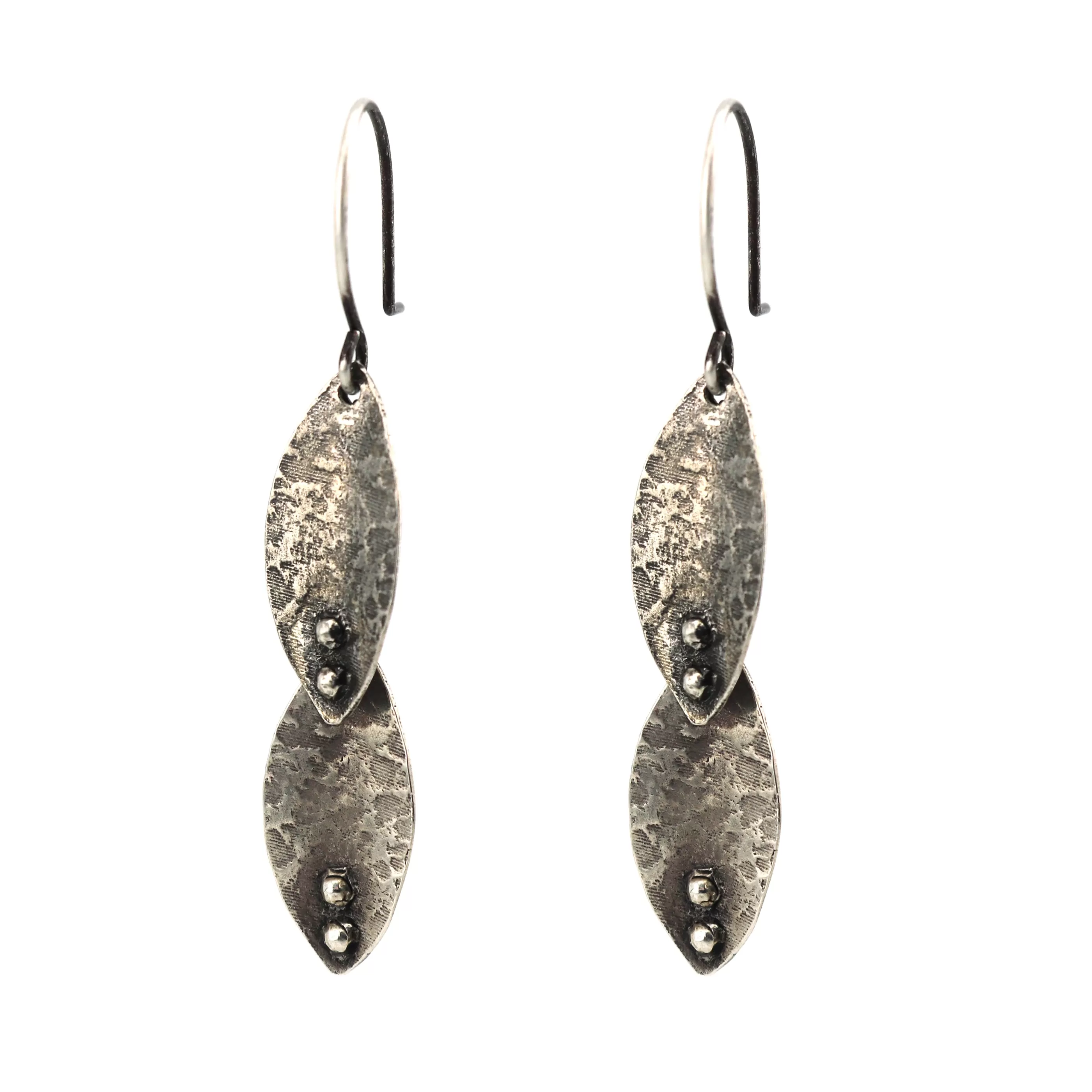 PETAL Earrings Midi - Silver