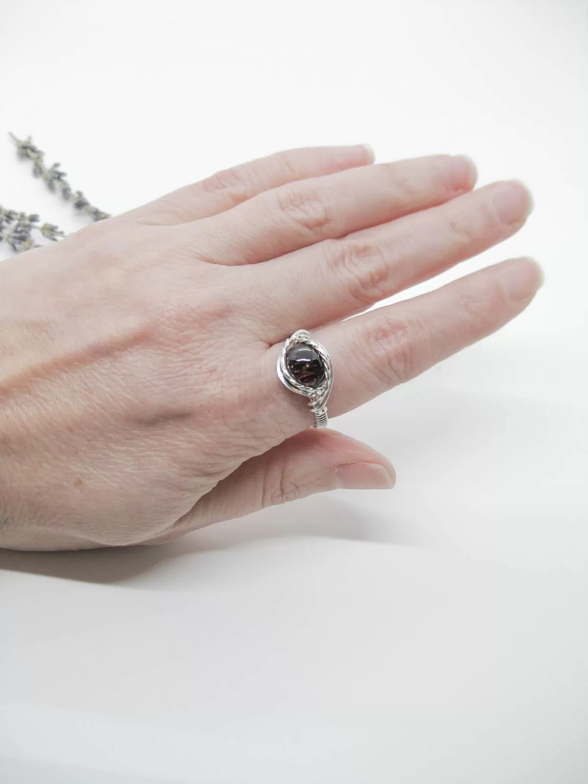 Petal: Garnet Ring - R34oak