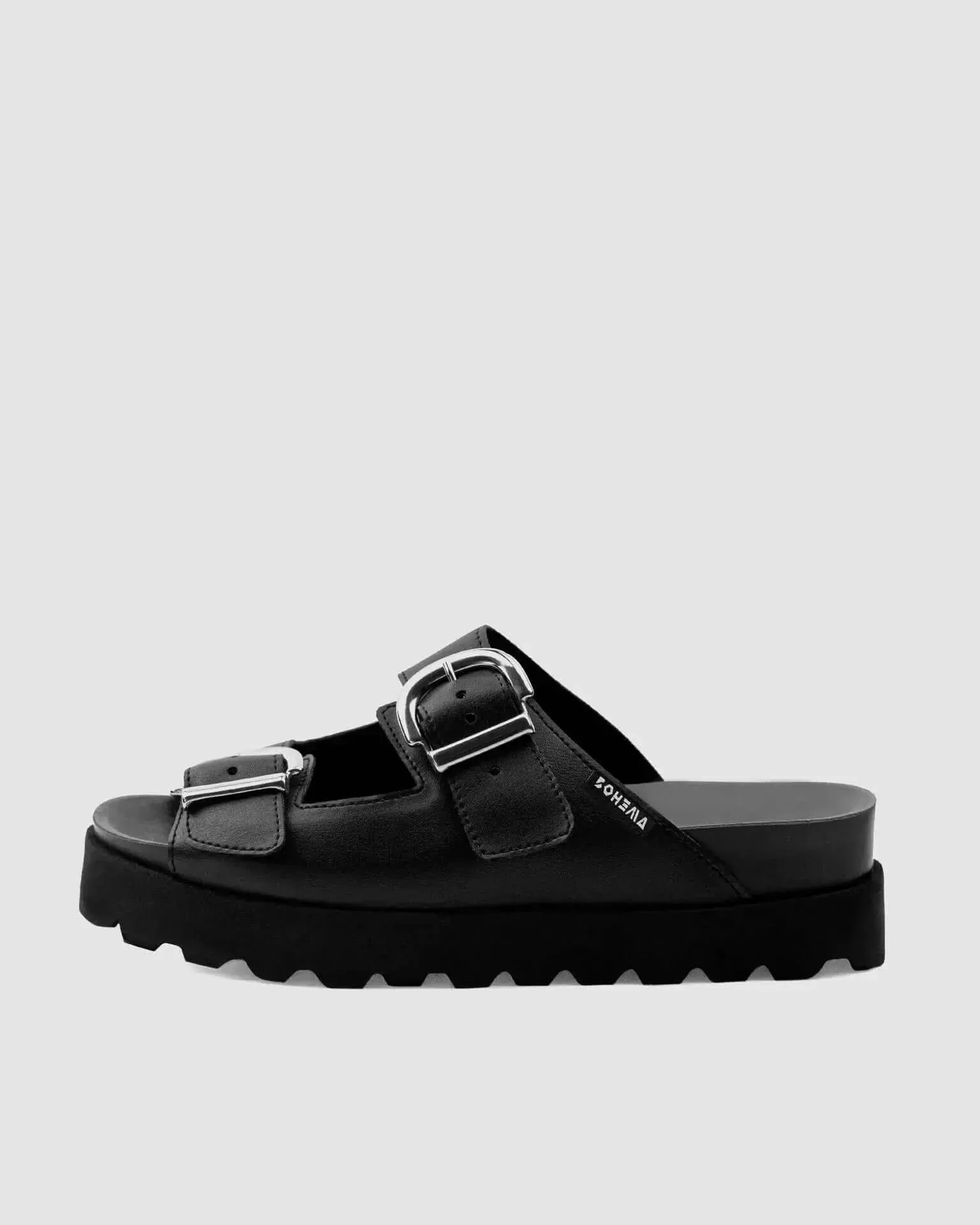 PRE-ORDER Vegan Buckle Slides Nopal made of cactus leather by Bohema