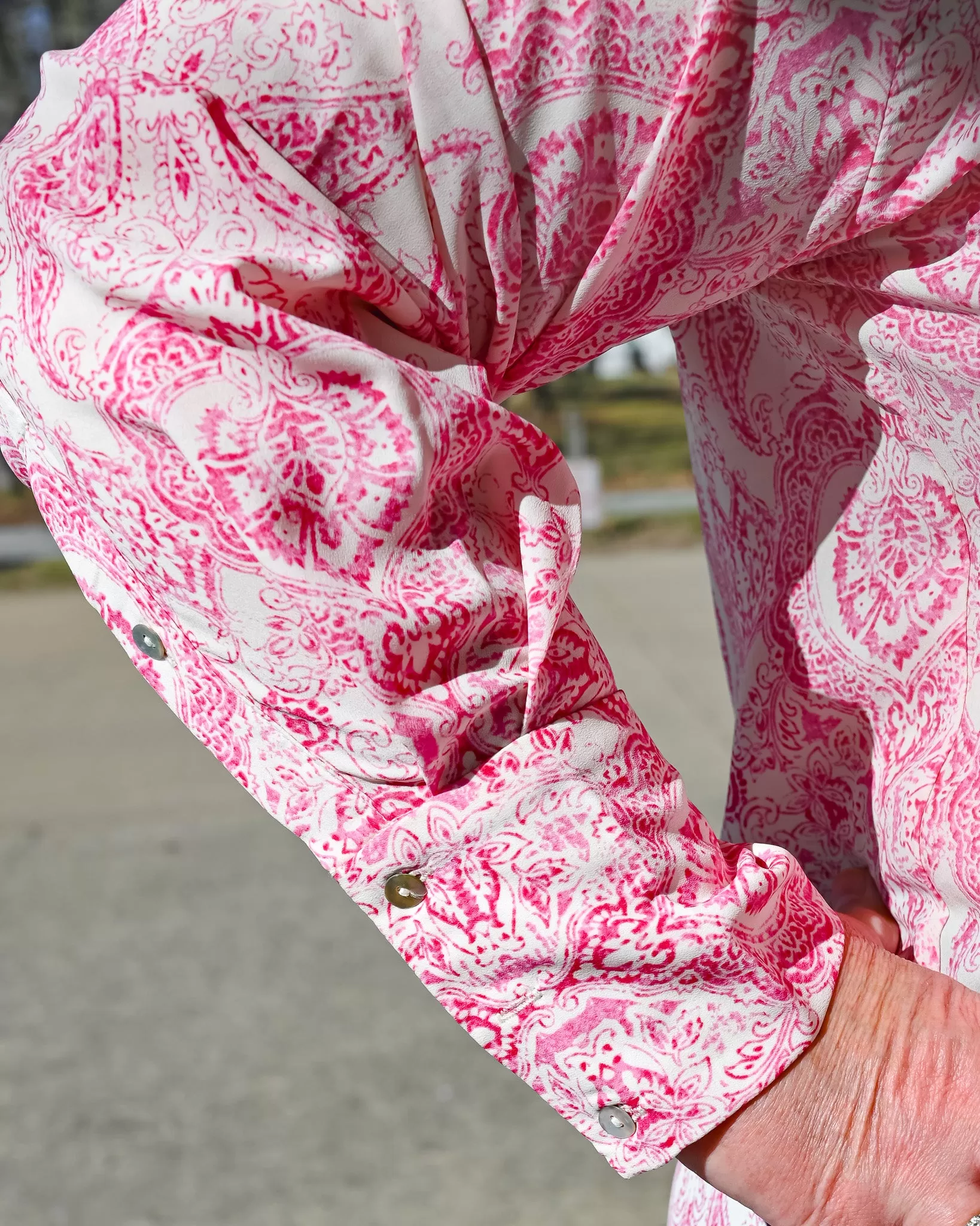 Pretty In Paisley Blouse PLUS