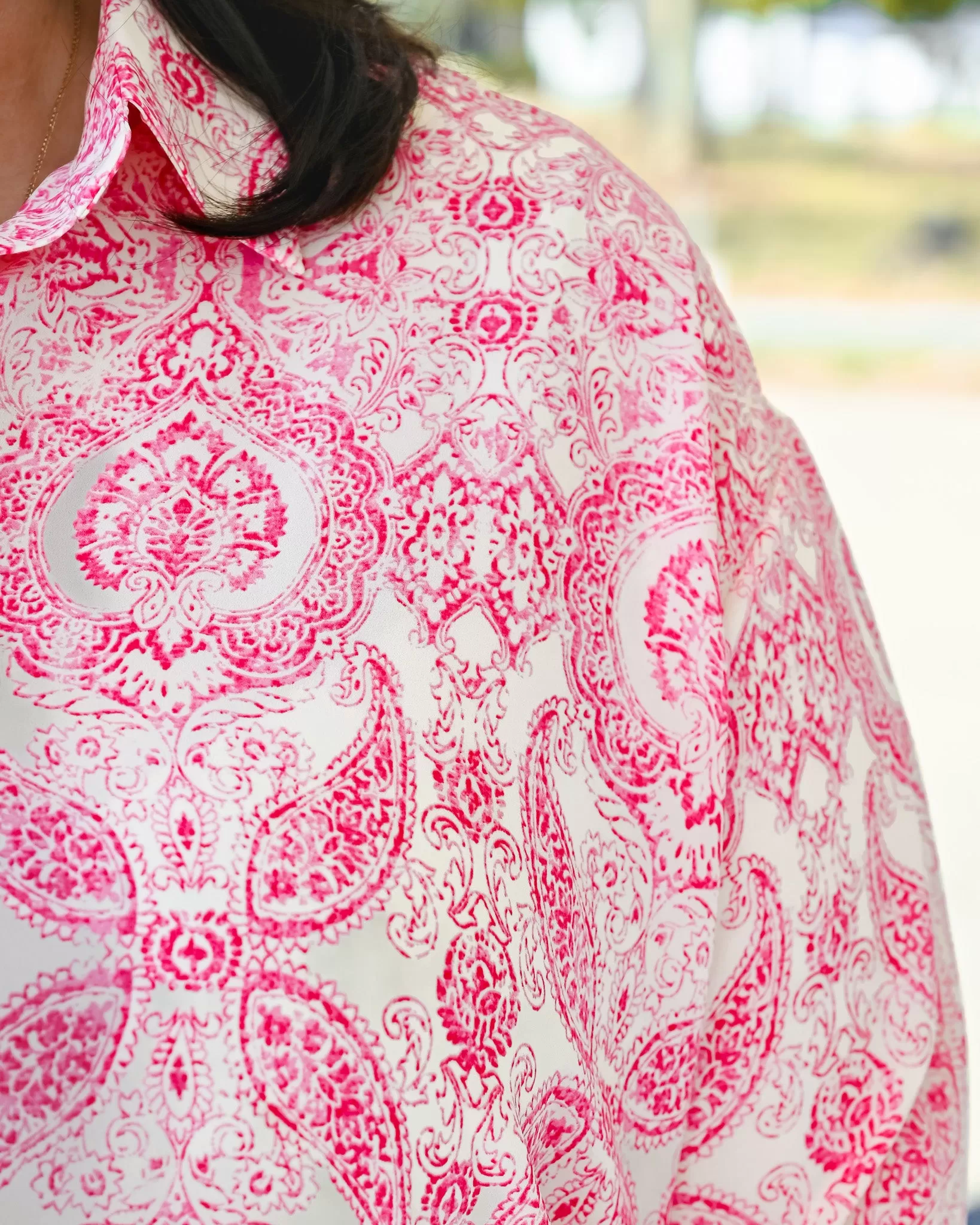 Pretty In Paisley Blouse PLUS