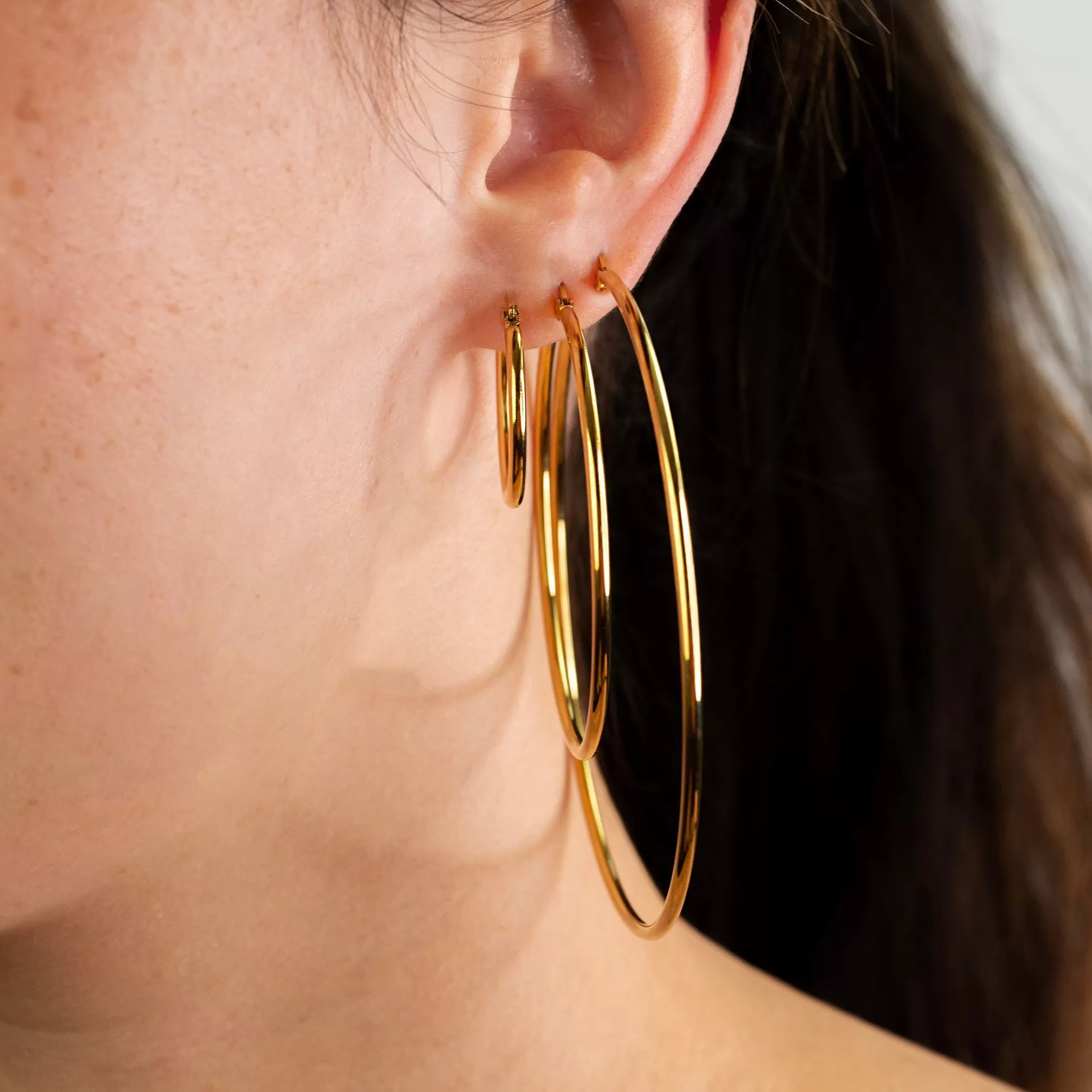 Prism High Shine Small Hoop Earrings - Proceeds Donated