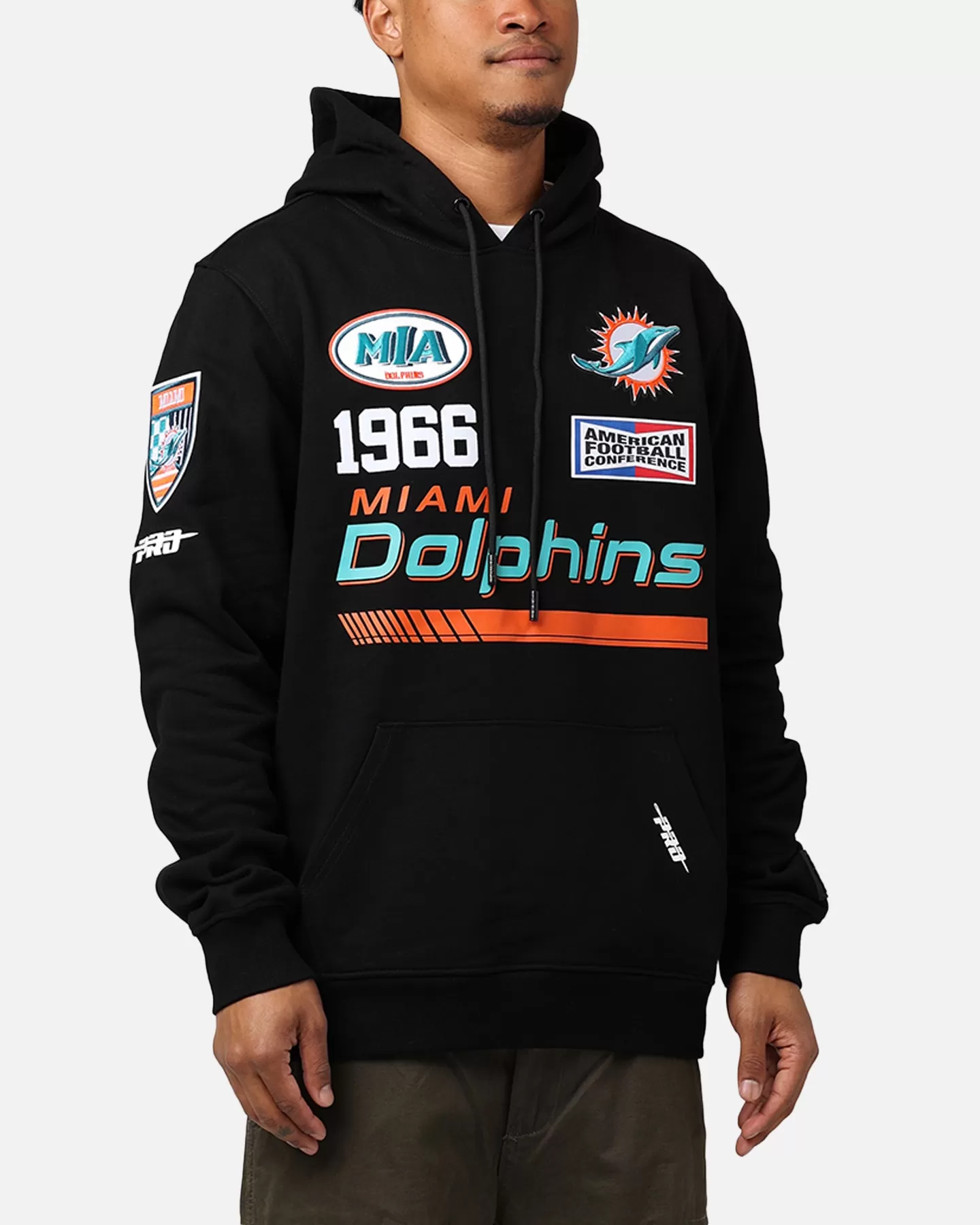 Pro Standard Miami Dolphins Fast Lane Hoodie Black