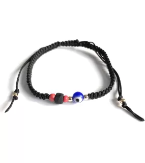 Pulsera de Azabache para Hombres Handmade Mens Adjustable Bracelet