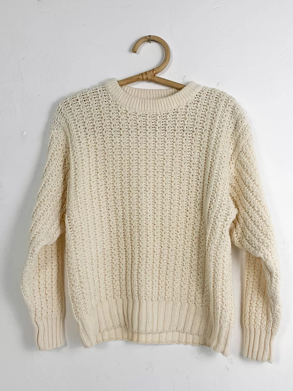 Rafferty Pale Cream Chunky Knit Sweater