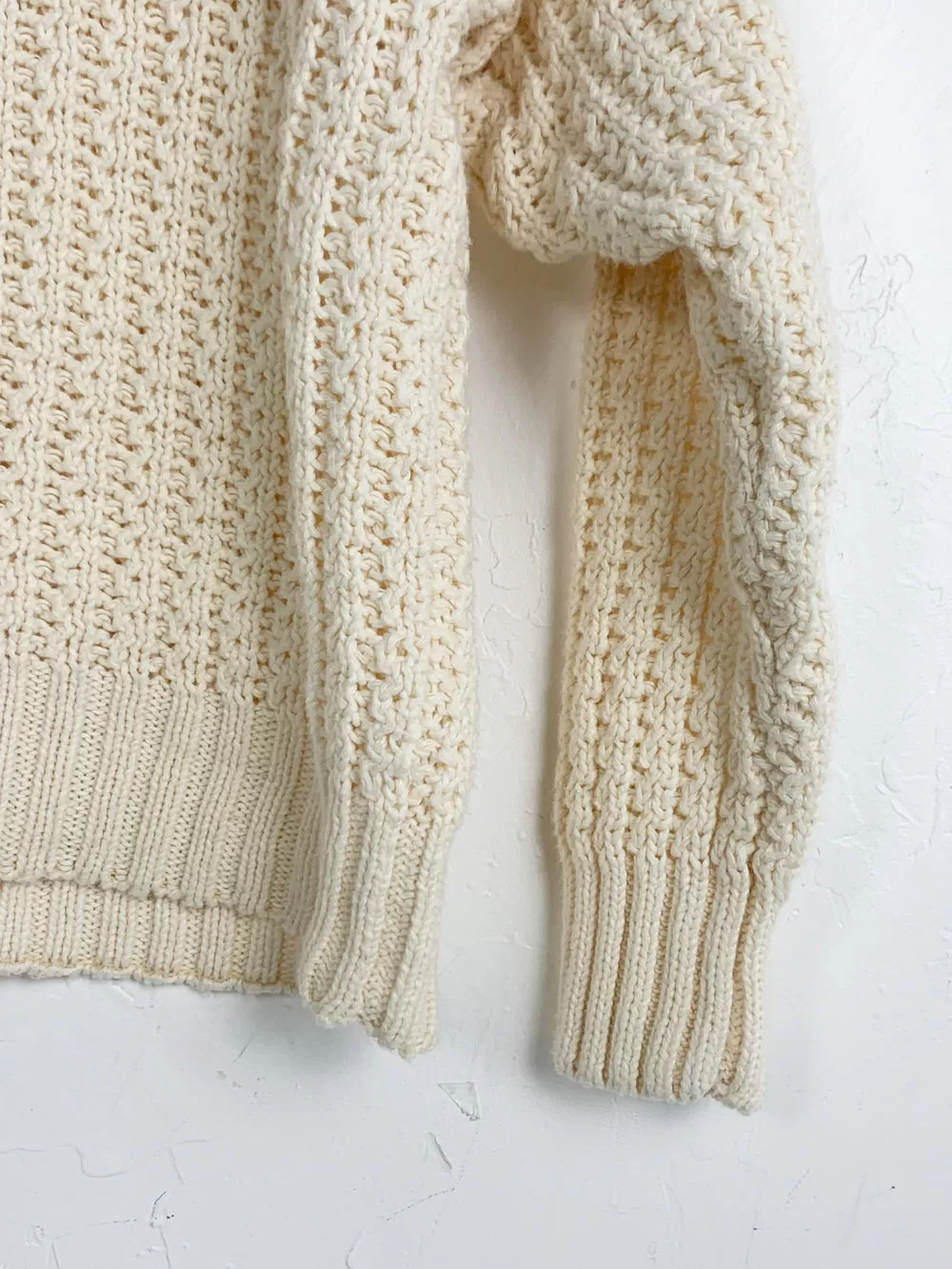 Rafferty Pale Cream Chunky Knit Sweater