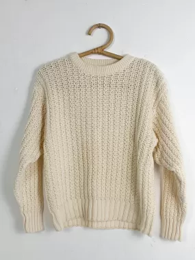 Rafferty Pale Cream Chunky Knit Sweater