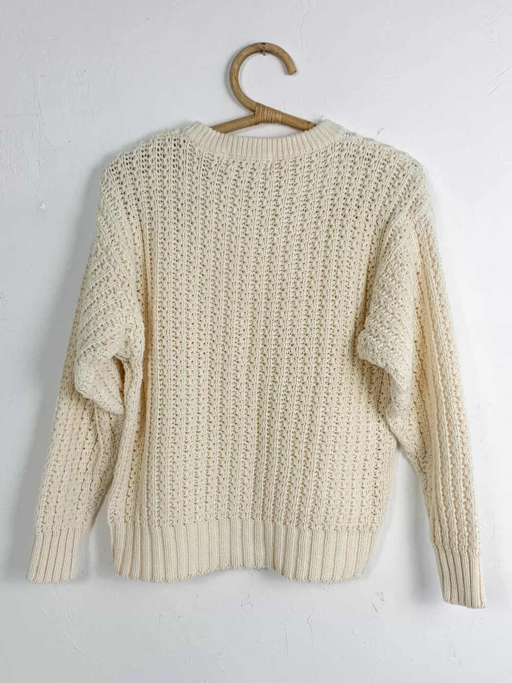 Rafferty Pale Cream Chunky Knit Sweater