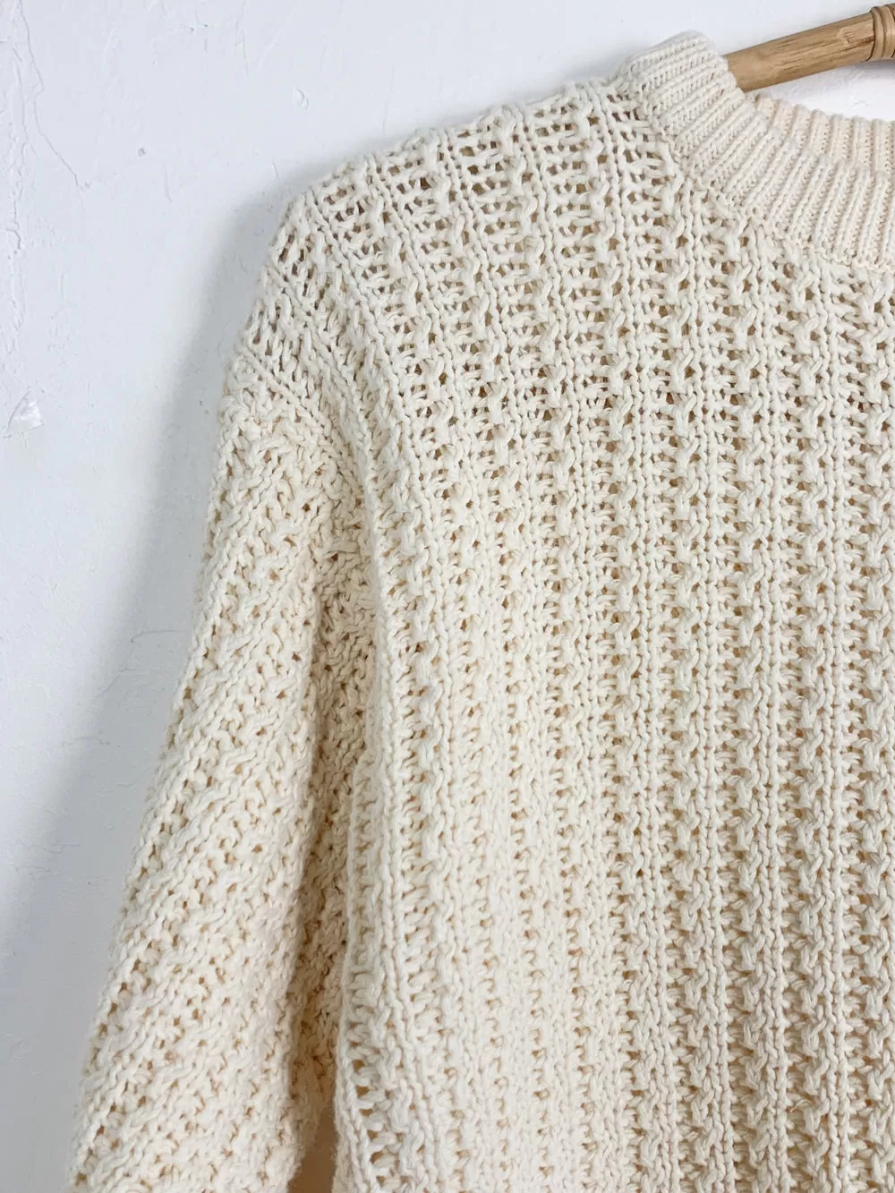 Rafferty Pale Cream Chunky Knit Sweater