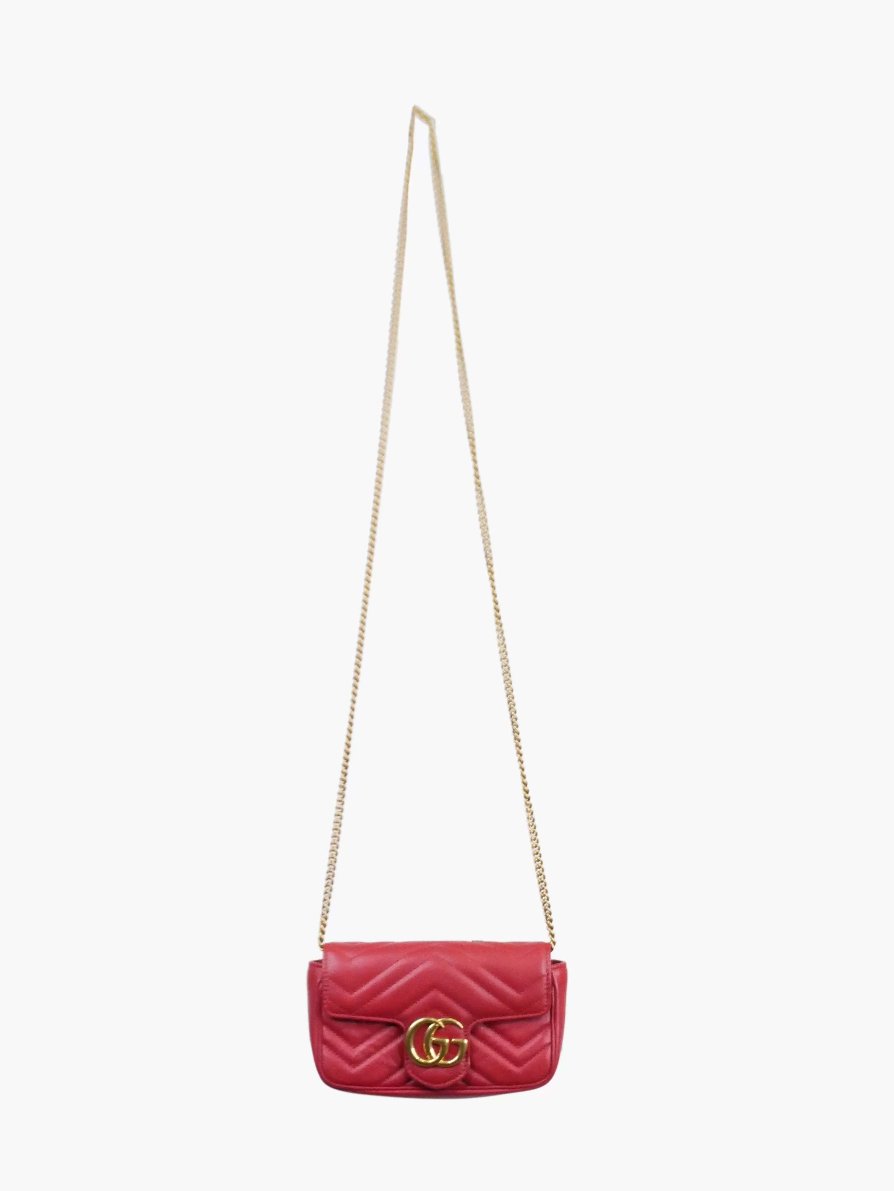 Red marmont mini GG flap