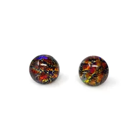 RONA fire opal studs