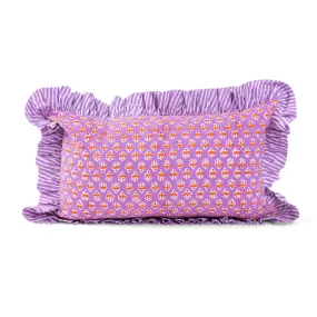 Ruffle Lumbar Pillow - Ambroeus