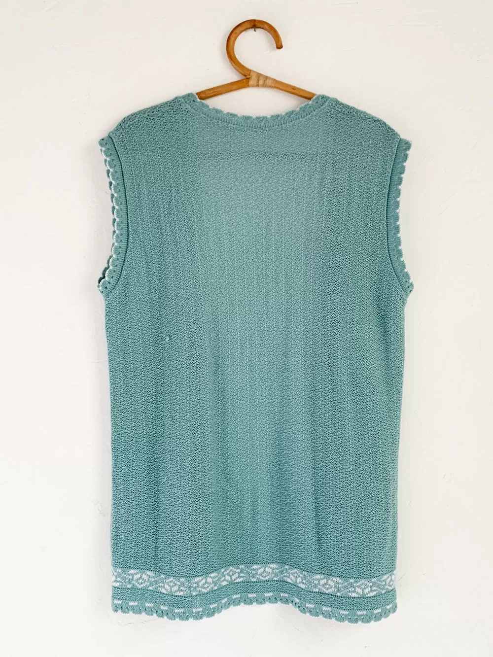 Seafoam Soft Knit Vest