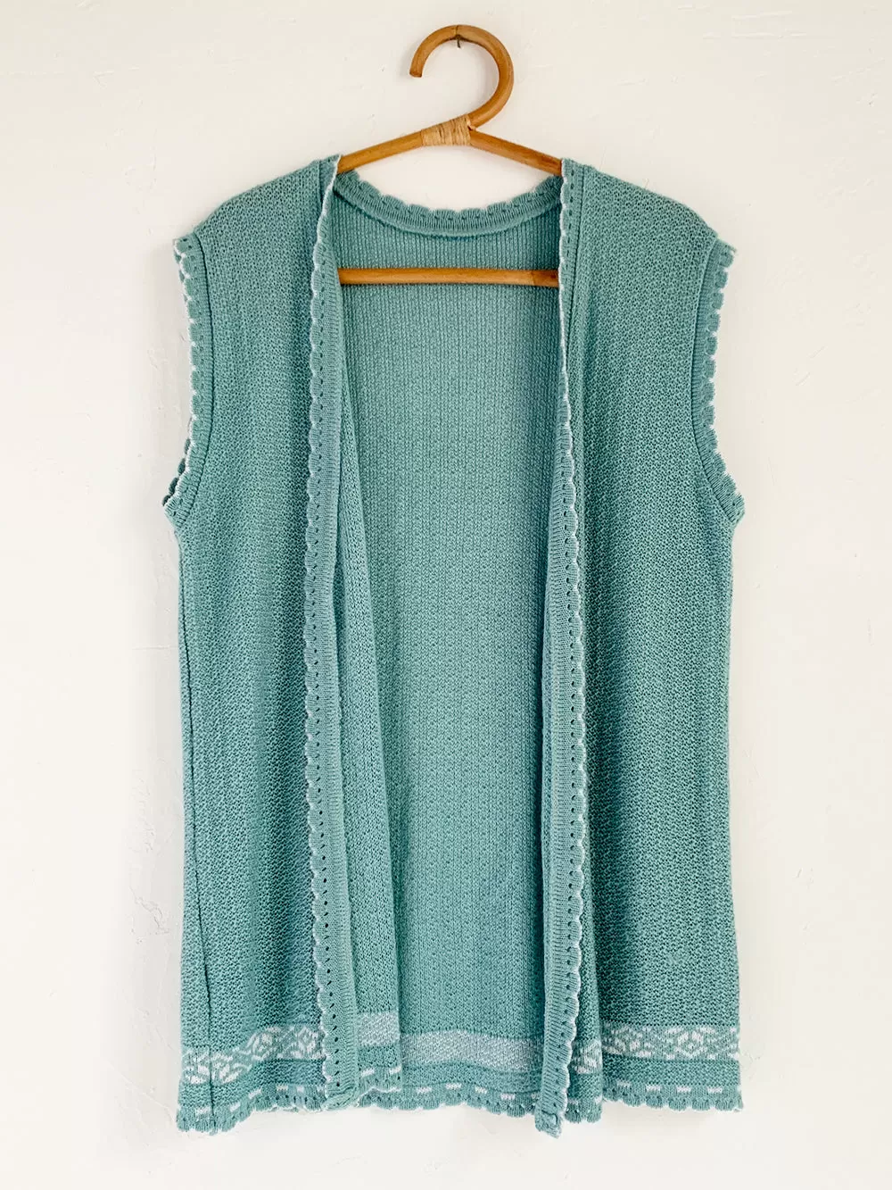 Seafoam Soft Knit Vest