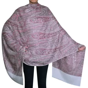 Shawl Scarves Paisley Women's Wool Indian Clothing (80 x 40 inches)