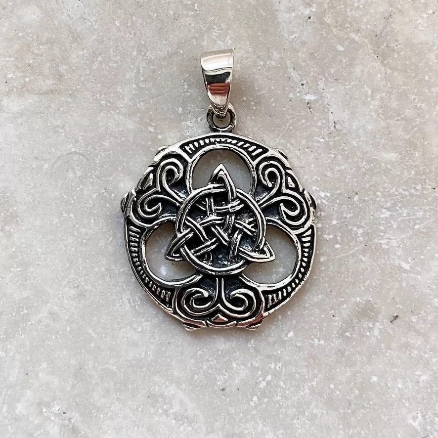 Silver Celtic Triquetra Pendant