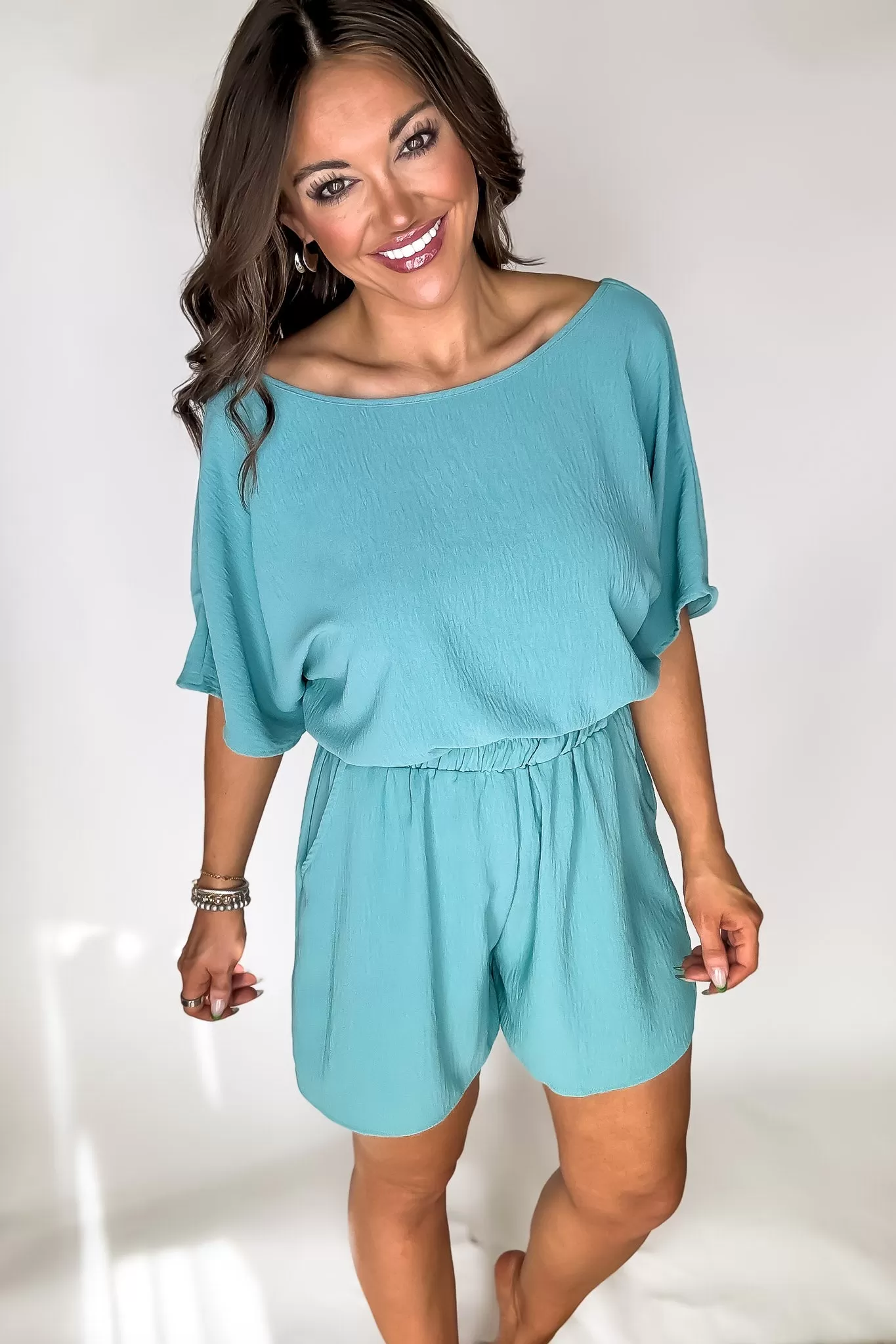 Simply Awesome Teal Romper