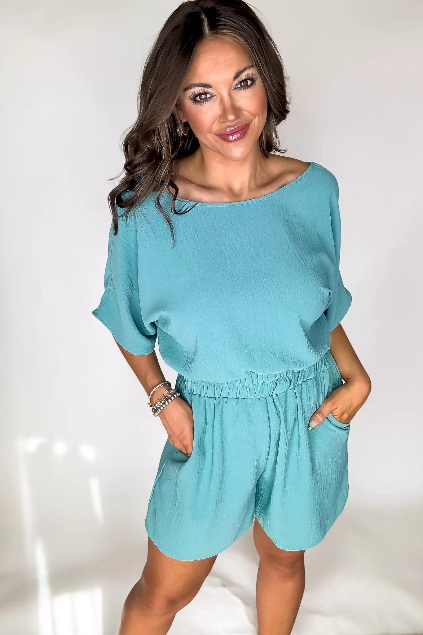 Simply Awesome Teal Romper