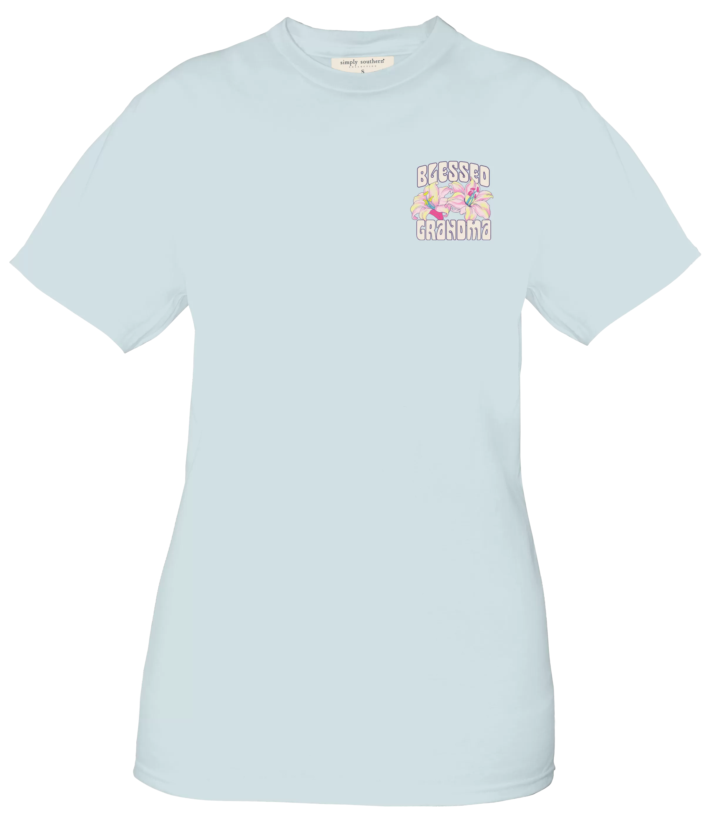 Simply Southern Retro Rock Blessed Grandma Tee with Butterfly